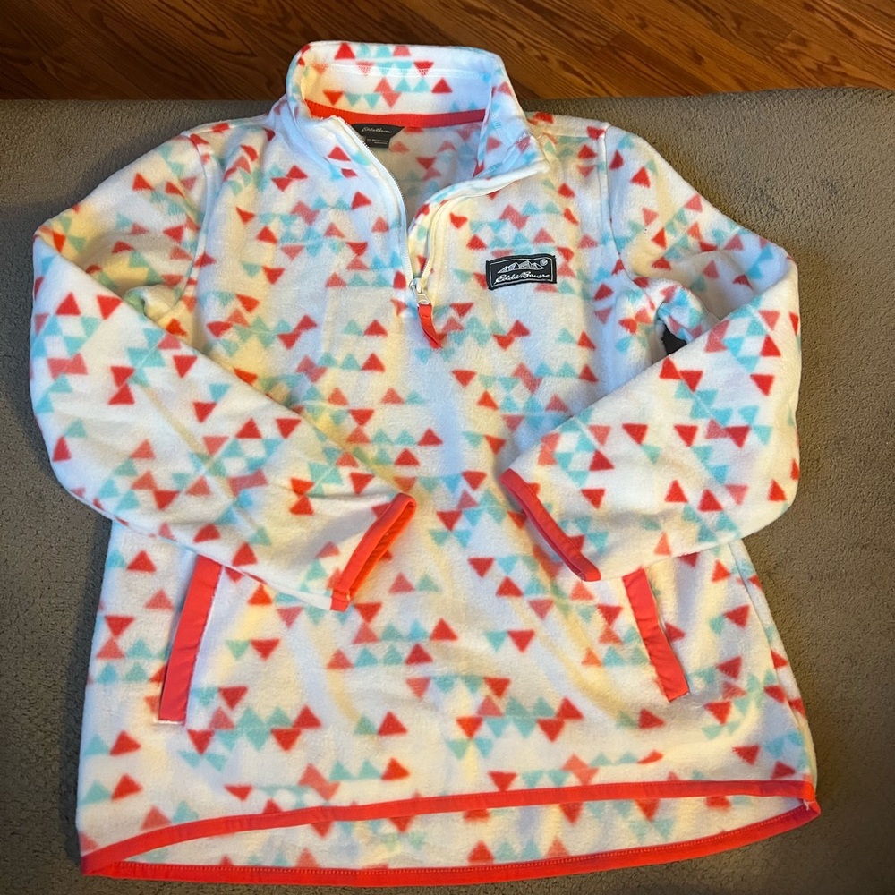 Eddie Bauer girls pullover fleece